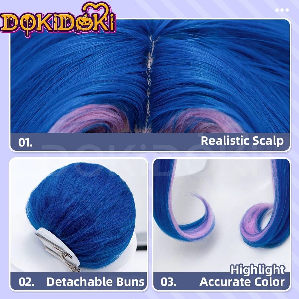 IN STOCK Guinevere Olivia Wig  - Anime Cosplay Blue Hair ulasan dan harga