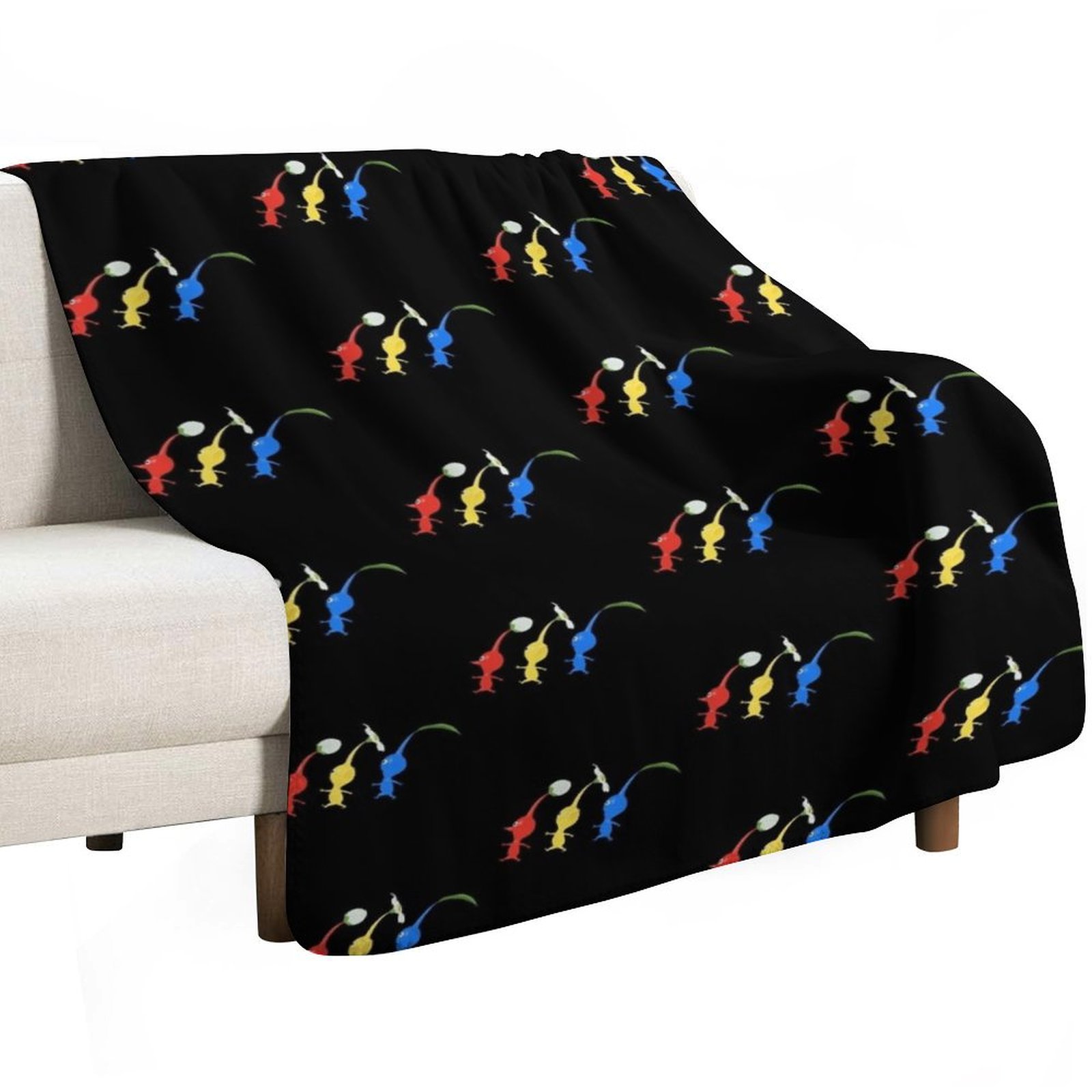 3 Pikmin Running Throw Blanket - Anime Cosplay Idea ulasan dan harga