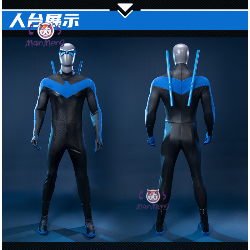 Nightwing Dick Grayson cosplay - Anime Cosplay Jumpsuit ulasan dan harga