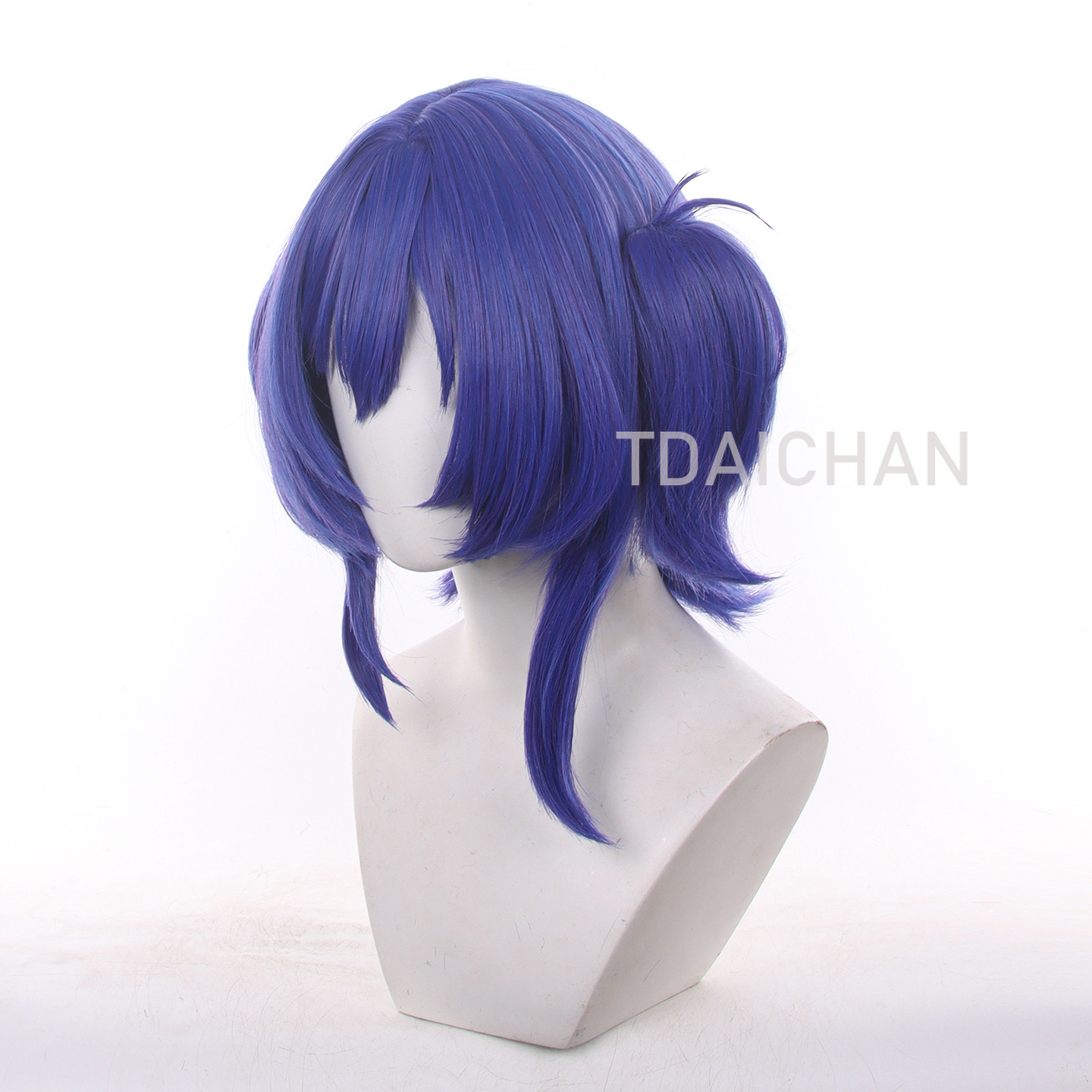 Genshin Impact Brune Cosplay W - Anime Cosplay Blue Hair ulasan dan harga