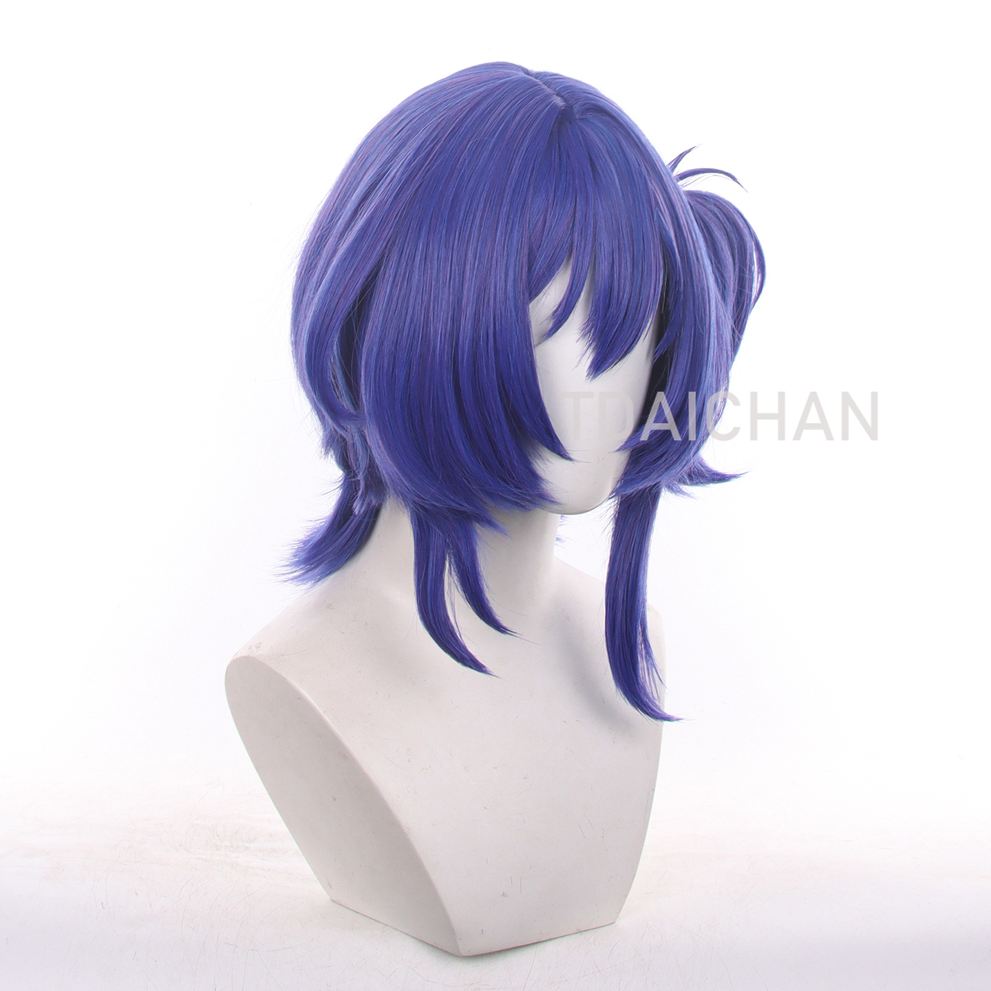 Genshin Impact Brune Cosplay W - Anime Cosplay Blue Hair ulasan dan harga