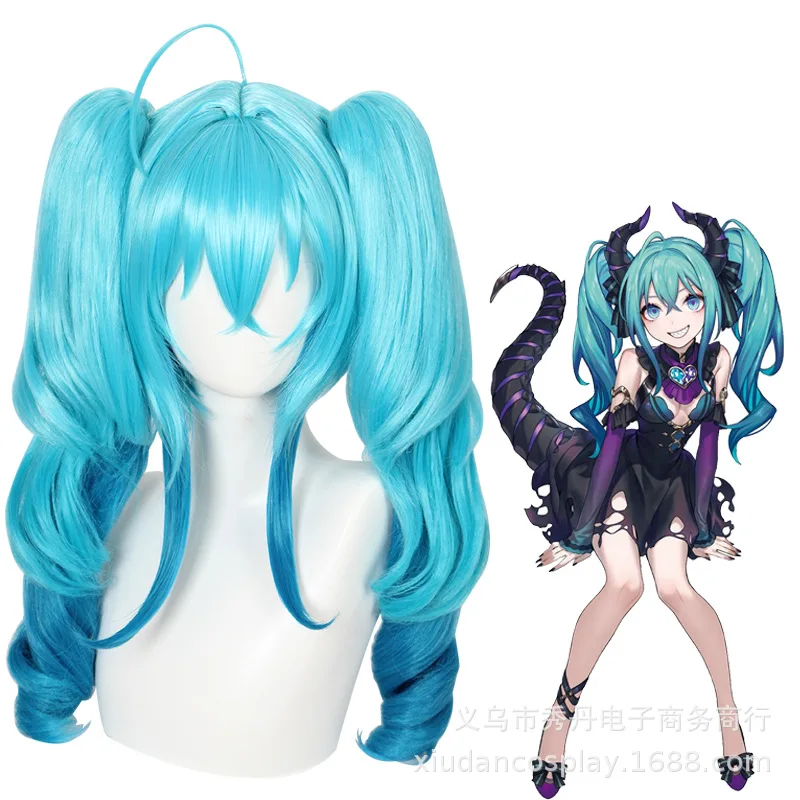 V family Comic Miku Cosplay Wi - Anime Cosplay Blue Hair ulasan dan harga