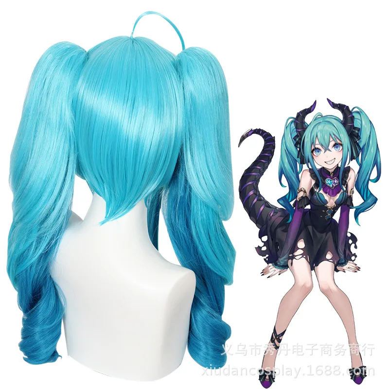 V family Comic Miku Cosplay Wi - Anime Cosplay Blue Hair ulasan dan harga