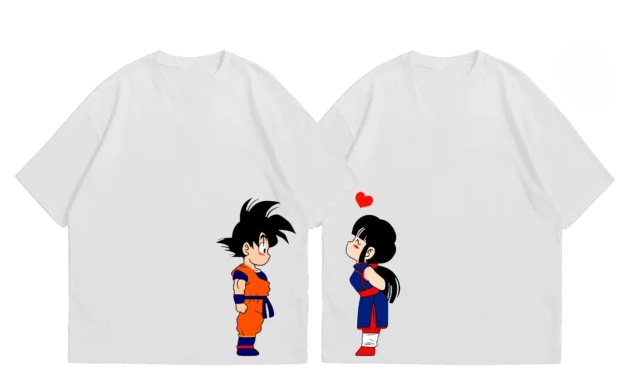 Goku or Milk Chi Chi Couple T  - Anime Cosplay Couple ulasan dan harga
