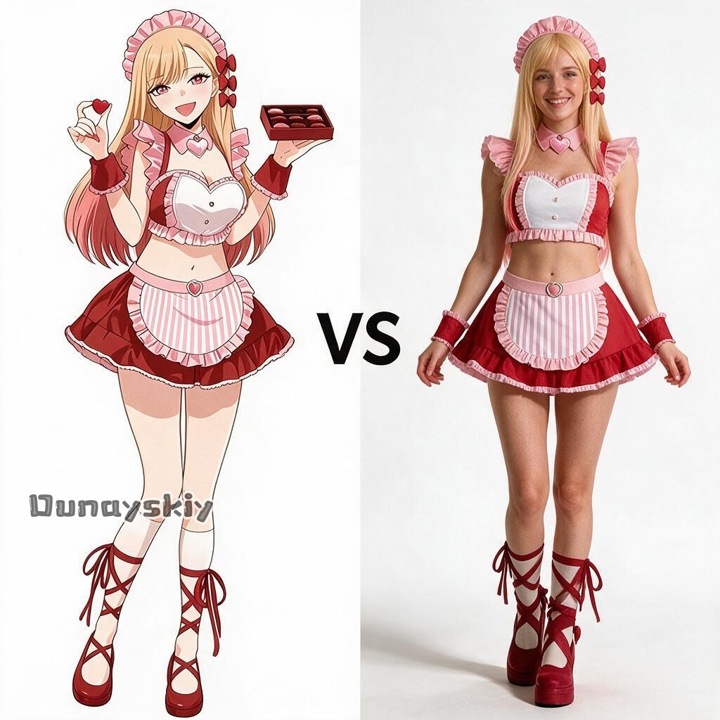 Marin Kitagawa‌ Pink Maid Cosp - Kitagawa Anime Cosplay ulasan dan harga