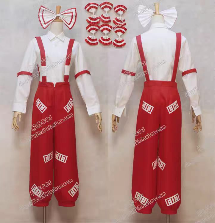 Fujiwara no Mokou Touhou Cospl - Anime Cosplay Jumpsuit ulasan dan harga