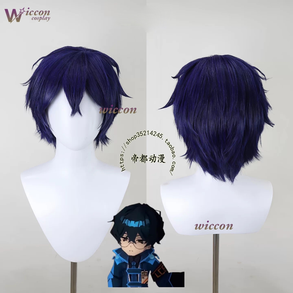Game Limbus Company Hohenheim  - Anime Cosplay Blue Hair ulasan dan harga